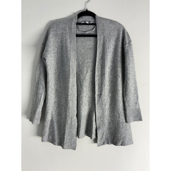 Uniqlo Sweaters - Uniqlo Women's Gray‎ Open Front Knit Casual Cardigan Wool/Cashmere Blend Size L